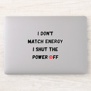 Low Social Battery Sticker