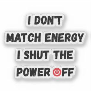 Low Social Battery Sticker