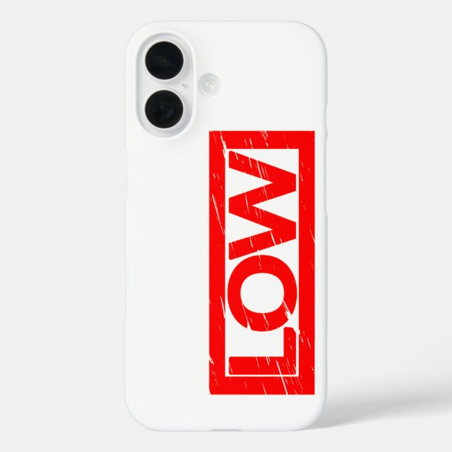 Low Stamp Case-Mate iPhone Case (Back)