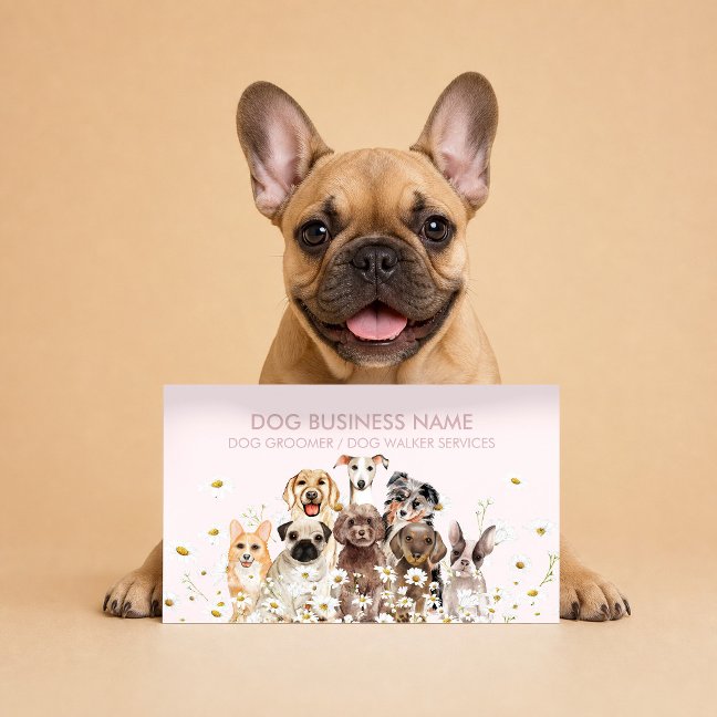 Low Stress Dog Handling Business Card