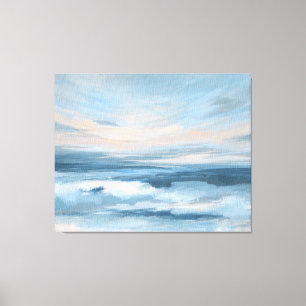 Low Tide - Abstract Seascape Painting Canvas Print