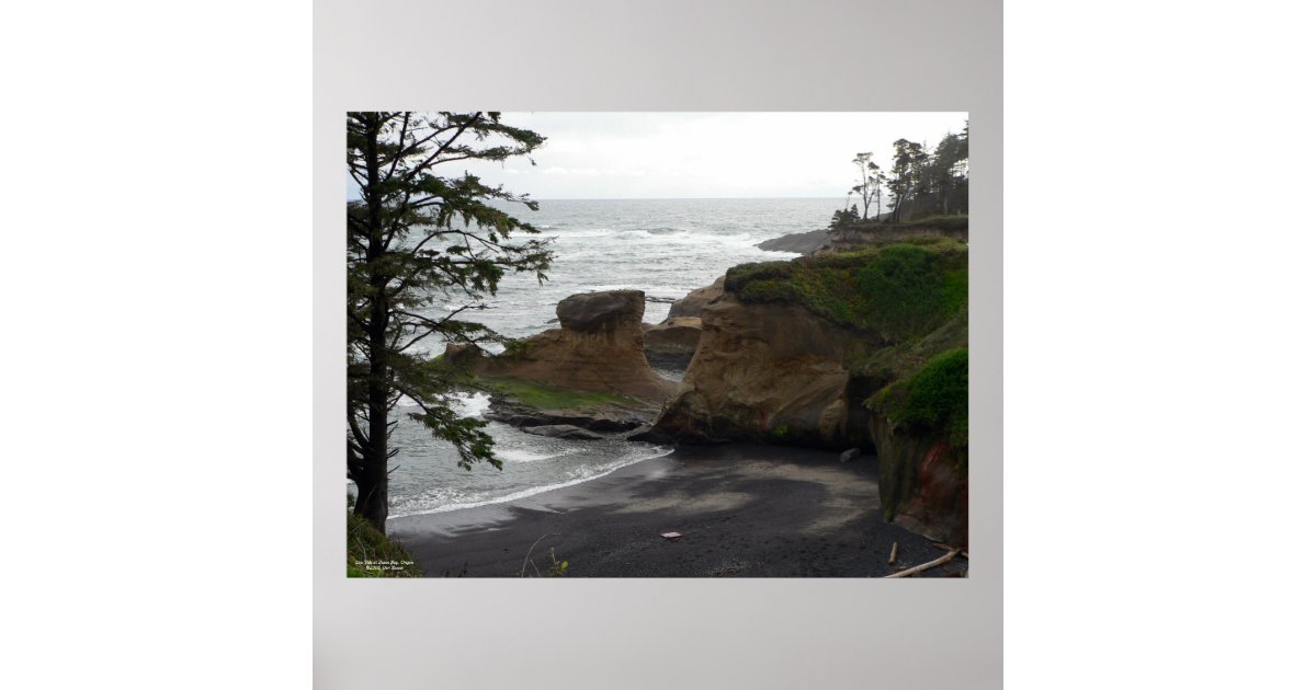 Low Tide at Depoe Bay Poster Zazzle