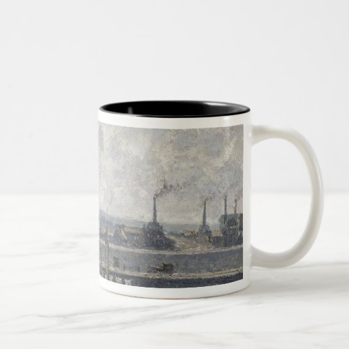 Low Tide at Duquesne Docks Dieppe 1902 Two_Tone Coffee Mug