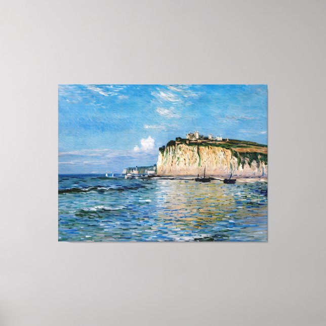 Low Tide at Pourville  Canvas Print (Front)