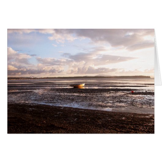 LOW TIDE AT SUNSET CARDS (Front Horizontal)