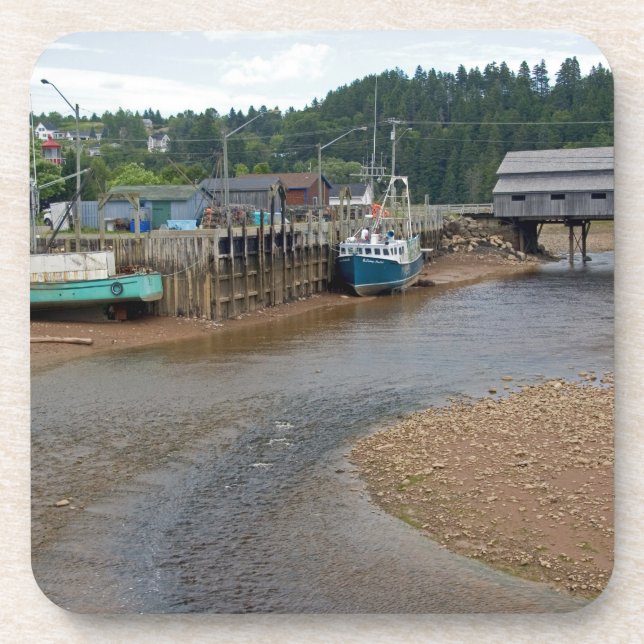 Low tide at the Bay of Fundy at St. Martins, New Coaster (Front)