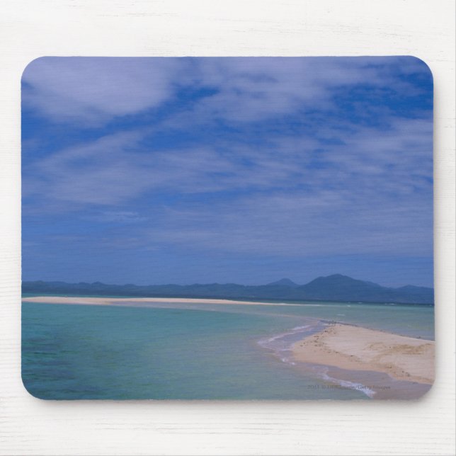 Low tide at the beach mouse pad (Front)