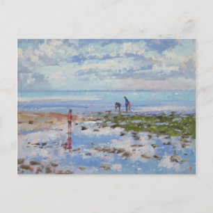 Low Tide Charmouth 2012 Postcard
