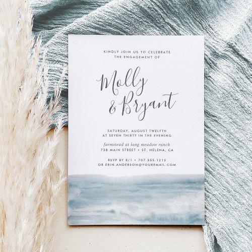 Low Tide Engagement Party Invitation