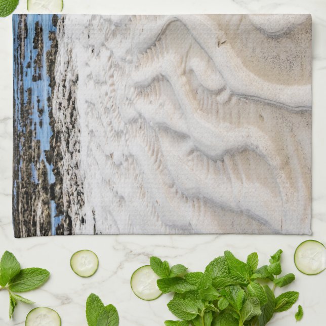 Low tide kitchen towel (Folded)