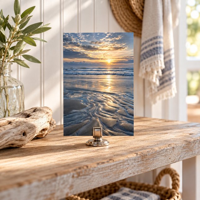 Low Tide Silver Art Print (4 x 6 inch unframed semi-gloss print. Flat printed artwork. Styled scene; props not included.)