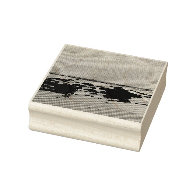 Low Tide Topanga Beach Rubber Stamp (Stamp)