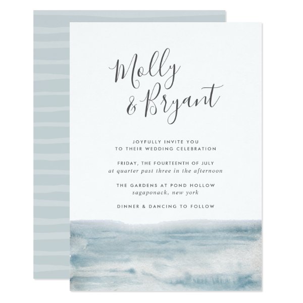 256489803936932794 Low Tide Wedding Invitation