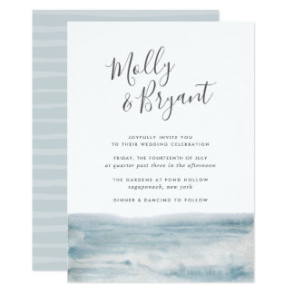 Low Tide Wedding Invitation