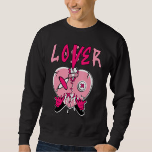 Low Triple Pink Loser Heart Dripping Triple Pink Sweatshirt