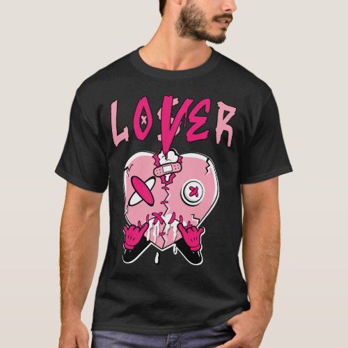 Low Triple Pink Tee Loser Lover Heart Dripping Tri