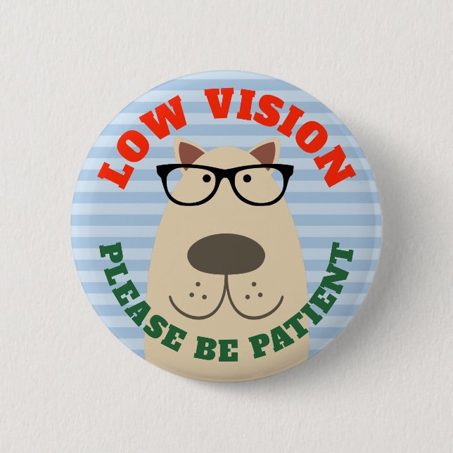 Low Vision Button (Front)