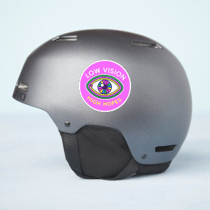 Low Vision, High Hopes Custom Eye Blind Awareness Sticker