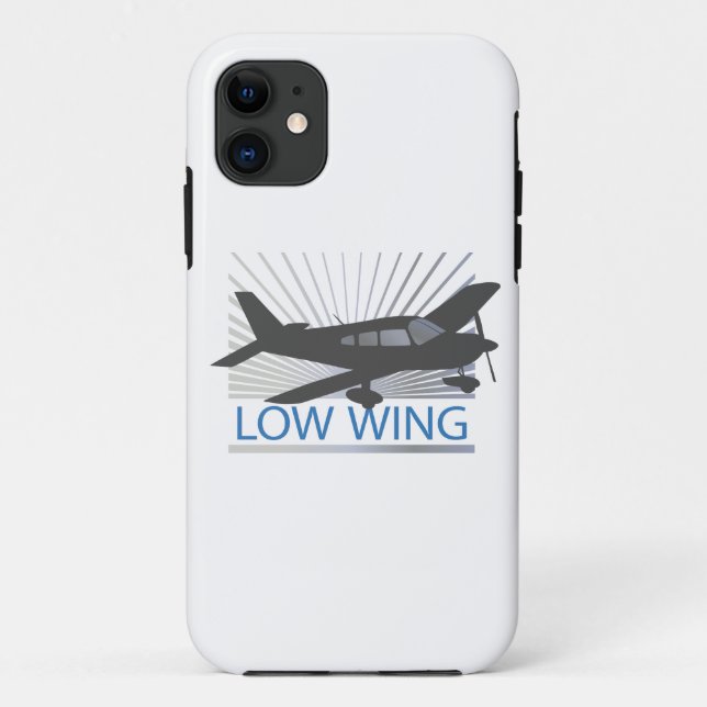 Low Wing Airplane Case-Mate iPhone Case (Back)