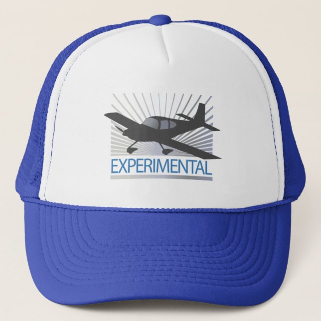 Low Wing Experimental Airplane Trucker Hat (Front)