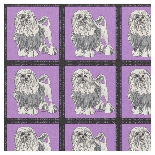 Lowchen 2 inch A Fabric