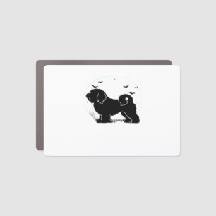 Lowchen Dog � Halloween Moon Silhouette Classic T- Car Magnet