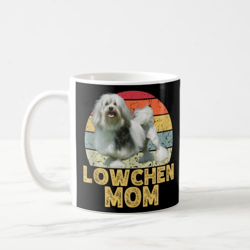 Lowchen Dog Mom Retro Vintage Funny Dogs Owner Lov Coffee Mug