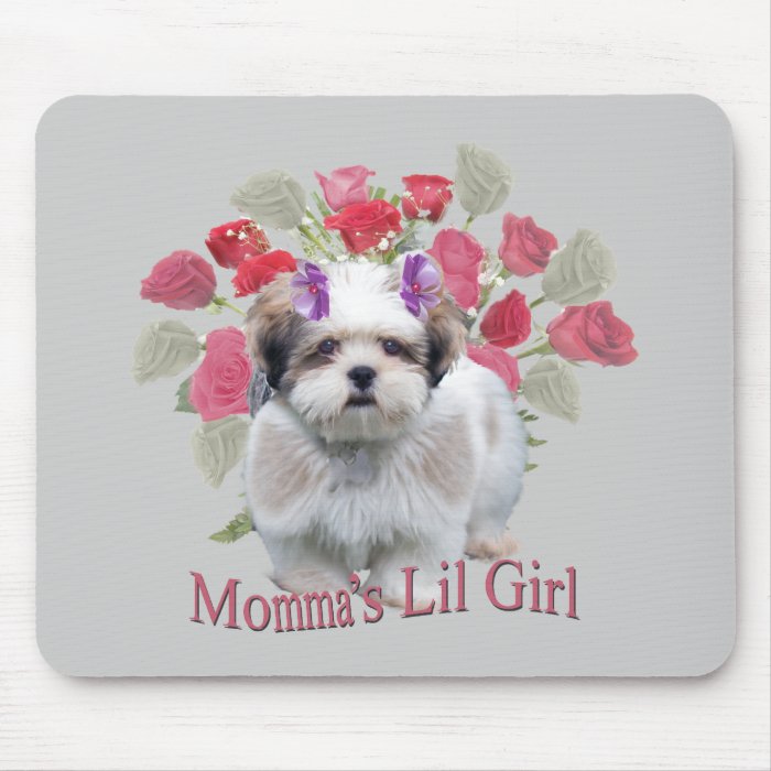 Lowchen Momma's Lil Girl Gifts Mouse Pads