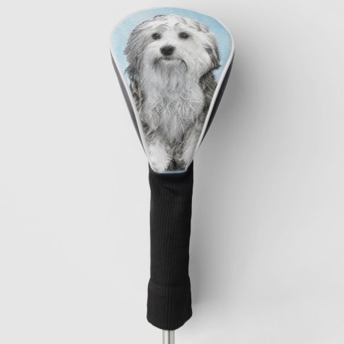 Lowchen Painting _ Cute Original Dog Art Golf Head Cover