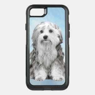 Lowchen Painting - Cute Original Dog Art OtterBox Commuter iPhone SE/8/7 Case