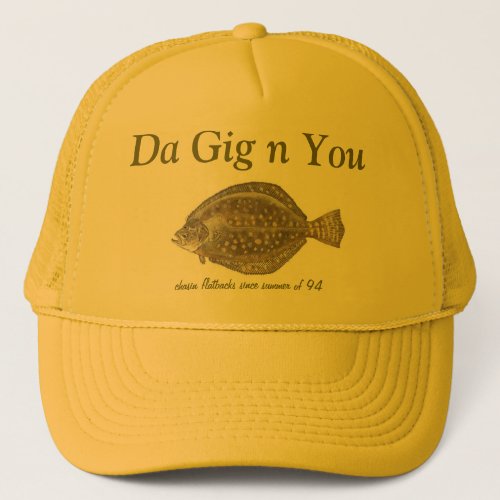 Lowcountry Flounder Gigging Trucker Hat
