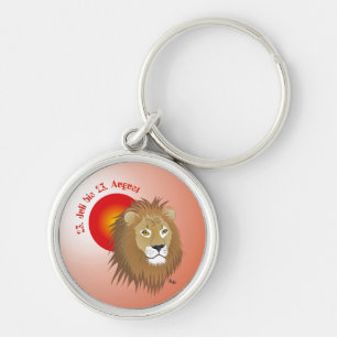 Löwe - Sternbild Schlüsselanhänger Keychain