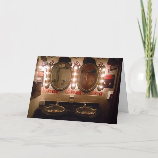 "Lowell Inn Mirrors" Congratulatory Card (Front)