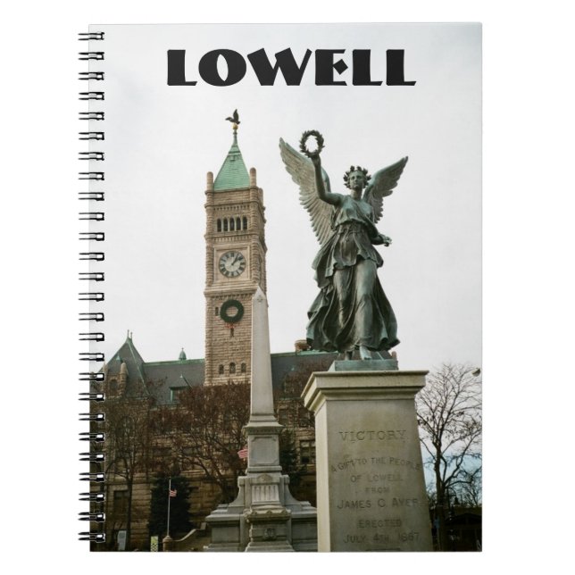 LOWELL MA CITY HALL NOTEBOOK (Front)
