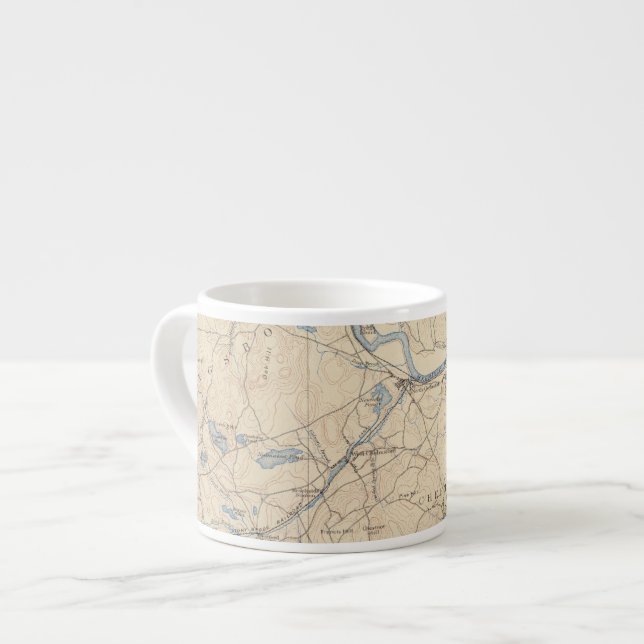Lowell, Massachusetts Espresso Cup (Front Left)