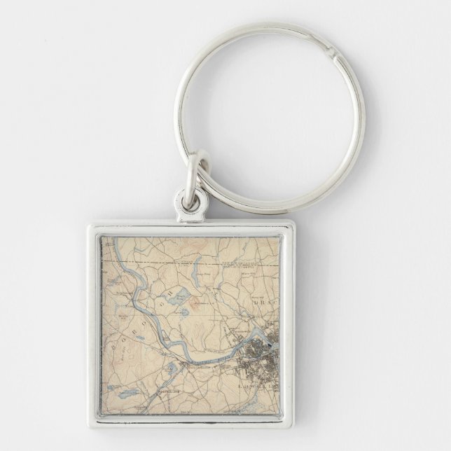 Lowell, Massachusetts Keychain (Front)
