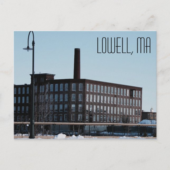 Lowell Massachusetts Postcard (Front)