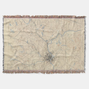 Lowell, Massachusetts Throw Blanket