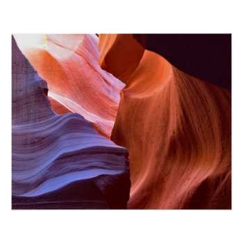 Lower Antelope Canyon Southwest Photography Poster by machomedesigns at Zazzle
