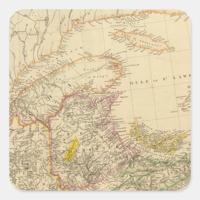 Lower Canada 4 Square Sticker (Front)