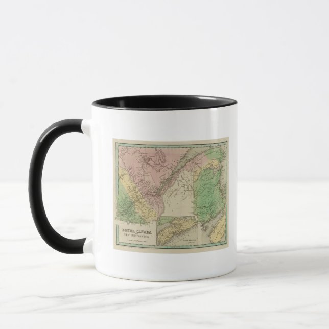 Lower Canada and New Brunswick Mug (Left)