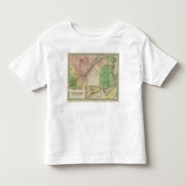 Lower Canada and New Brunswick Toddler T-shirt (Front)