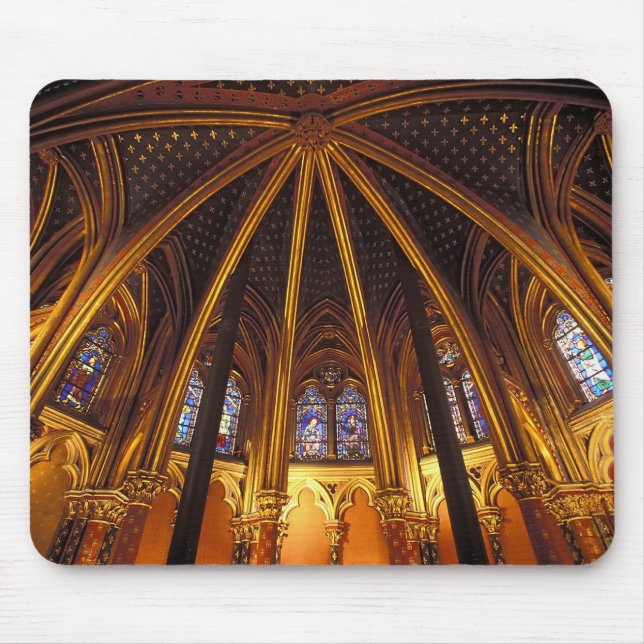 Lower chapel of La Sainte-Chapelle, Paris, Mouse Pad (Front)