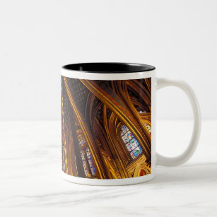 Lower chapel of La Sainte-Chapelle, Paris, Two-Tone Coffee Mug