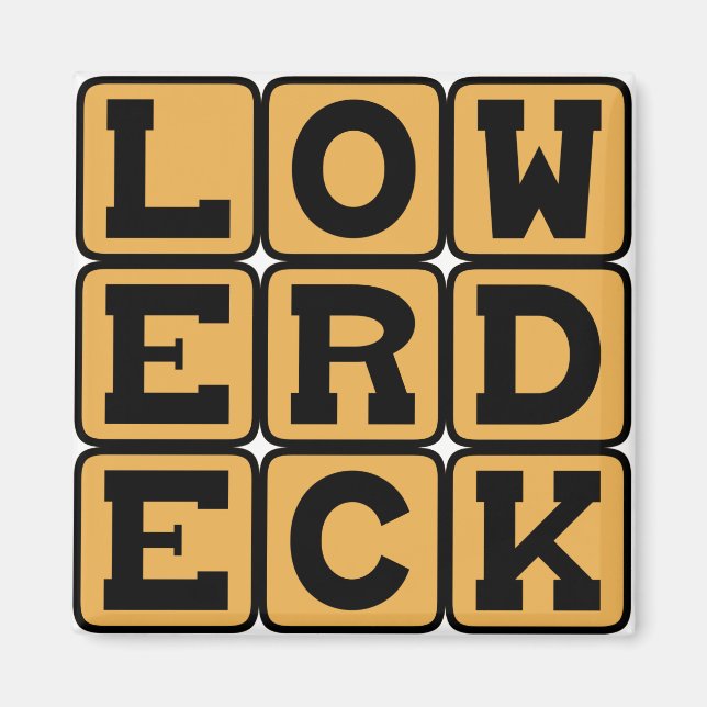 Lower Deck, Seating Chart Option Magnet (Front)