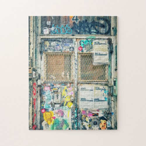 Lower East Side Door New York Jigsaw Puzzle