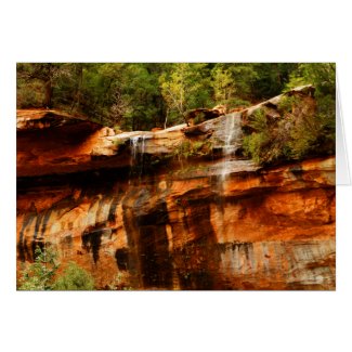 Lower Emerald Pools Zion National Park Utah Blank