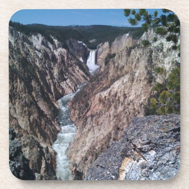 Lower Falls Beverage Coaster (Front)
