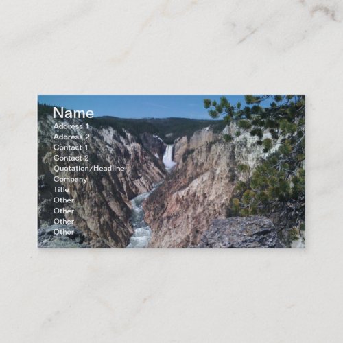 Lower Falls Business Cards