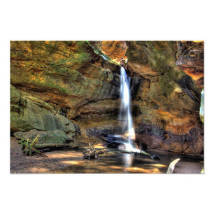 Lower Falls, Conkle's Hollow, Hocking Hills, Ohio Photo Print